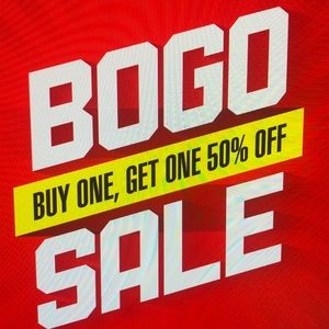 SALE - buy one get one 50% 🎊